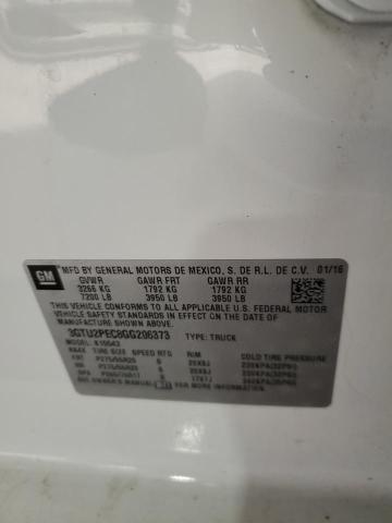 2016 GMC SIERRA K15 3GTU2PEC8GG206373