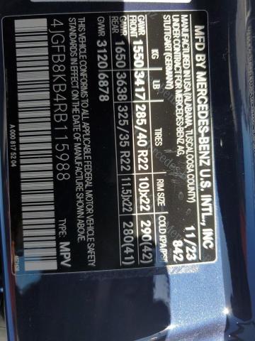 2024 MERCEDES-BENZ GLE 63 S 4 4JGFB8KB4RB115988