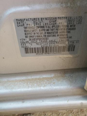 2017 NISSAN SENTRA S - 3N1AB7AP8HY260301