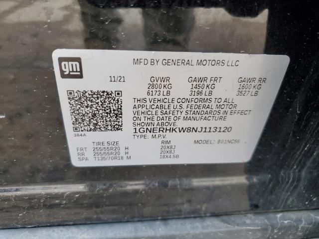 2022 CHEVROLET TRAVERSE L - 1GNERHKW8NJ113120