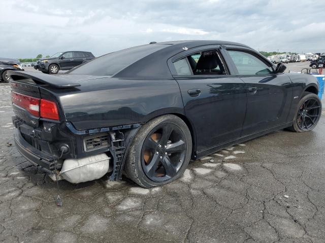 DODGE CHARGER R/ 2014 black sedan 4d gas 2C3CDXCT2EH165734 photo #4