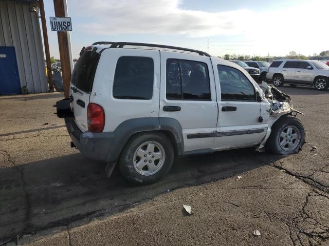 JEEP LIBERTY SP 2007 white 4dr spor gas 1J4GL48K87W650490 photo #4
