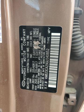 2016 HYUNDAI TUCSON LIM - KM8J3CA29GU140852