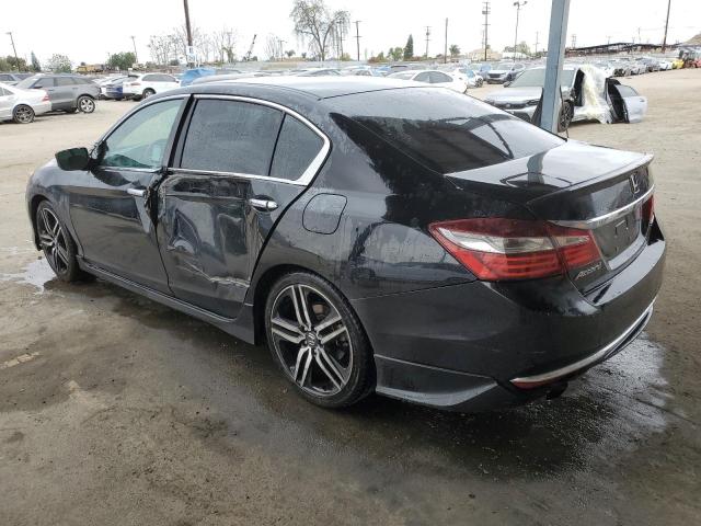 HONDA ACCORD SPO 2017 black  gas 1HGCR2F57HA024885 photo #3