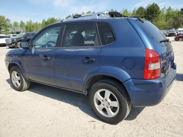HYUNDAI TUCSON GL 2005 blue  gas KM8JM12B75U163964 photo #3
