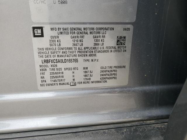 2020 BUICK ENVISION E - LRBFXCSA0LD165765