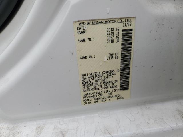 2020 NISSAN ALTIMA SR - 1N4BL4CWXLC197159