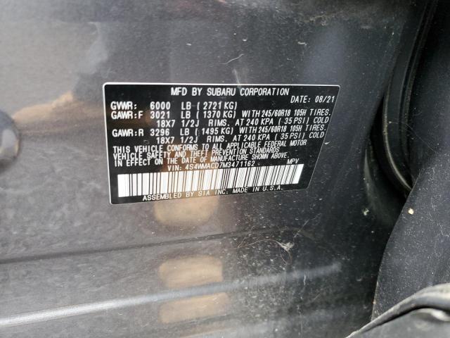 2021 SUBARU ASCENT PRE - 4S4WMACD7M3471162