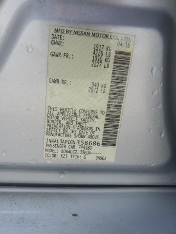 2016 NISSAN ALTIMA 2.5 - 1N4AL3AP1GN358686