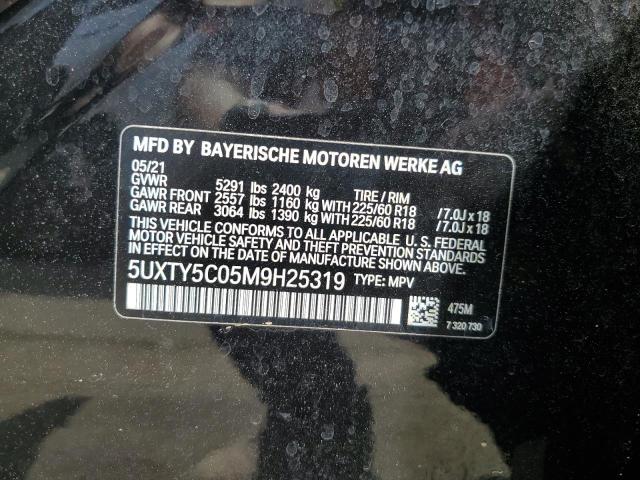 2021 BMW X3 XDRIVE3 - 5UXTY5C05M9H25319