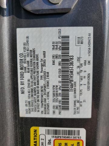 2021 FORD MUSTANG - 1FA6P8TH5M5138783
