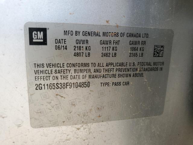 2015 CHEVROLET IMPALA LTZ - 2G1165S38F9104850