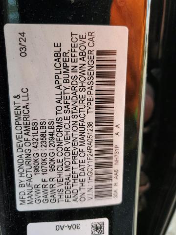 2024 HONDA ACCORD LX - 1HGCY1F24RA051238