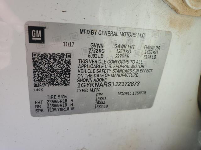2018 CADILLAC XT5 - 1GYKNARS1JZ172873