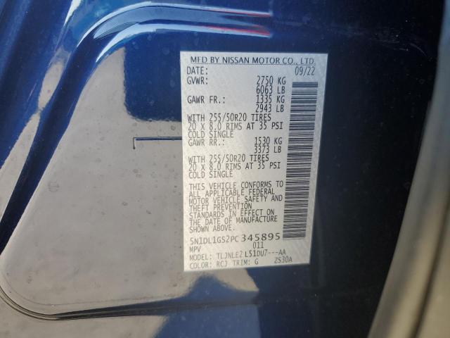 2023 INFINITI QX60 SENSO 5N1DL1GS2PC345895