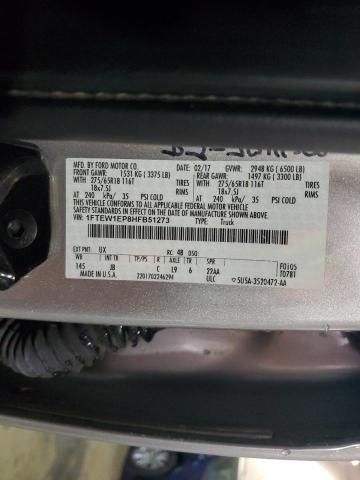 2017 FORD F150 SUPER - 1FTEW1EP8HFB51273