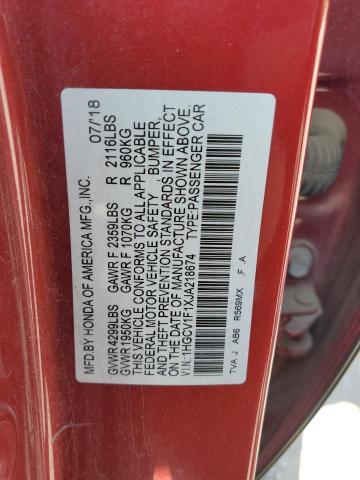 2018 HONDA ACCORD LX - 1HGCV1F1XJA218674