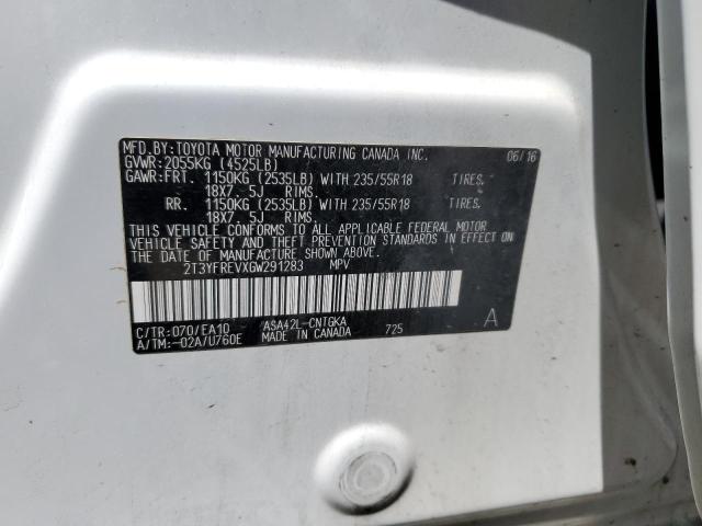 2016 TOYOTA RAV4 LIMIT - 2T3YFREVXGW291283