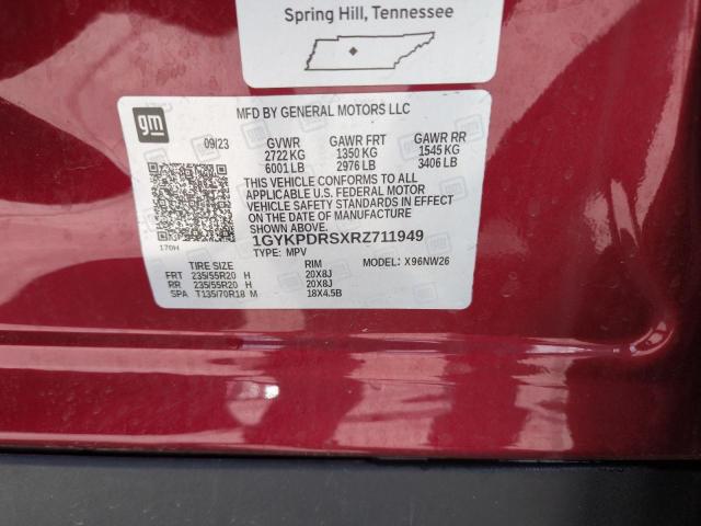 2024 CADILLAC XT6 PREMIU - 1GYKPDRSXRZ711949