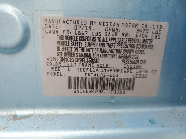 2015 NISSAN VERSA NOTE - 3N1CE2CP9FL450280
