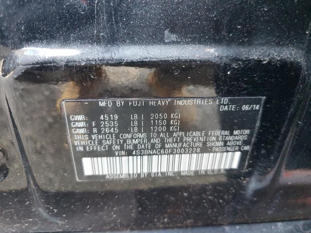 2015 SUBARU LEGACY 2.5 - 4S3BNAC60F3003228