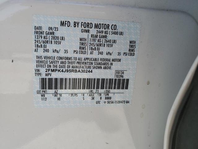 2024 FORD EDGE SEL - 2FMPK4J95RBA30244