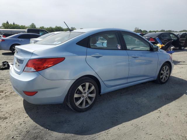HYUNDAI ACCENT GLS 2013 blue  gas KMHCU4AE8DU463372 photo #4