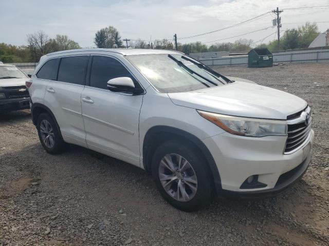 Vin: 5tdjkrfhxfs220882, lot: 54651655, toyota highlander xle 20154