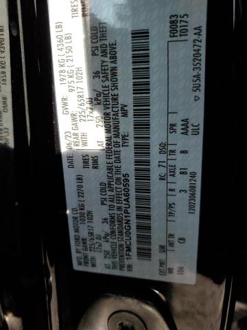 2023 FORD ESCAPE ACT - 1FMCU0GN1PUA60595
