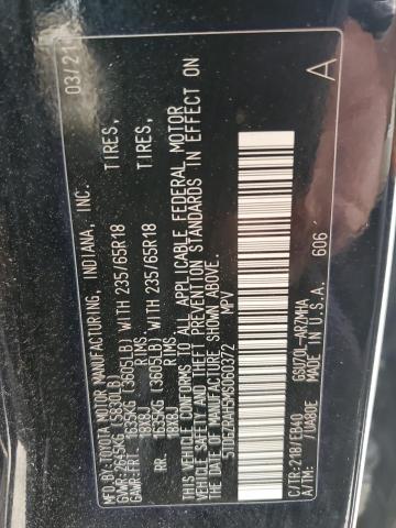 2021 TOYOTA HIGHLANDER - 5TDGZRAH5MS060372