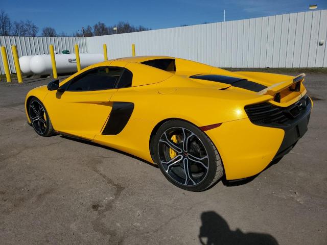 MCLAREN AUTOMOTIVE 650S SPIDE 2016 yellow  gas SBM11FAA6GW006251 photo #3