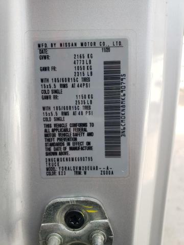 2021 NISSAN NV200 2.5S 3N6CM0KN8MK690795