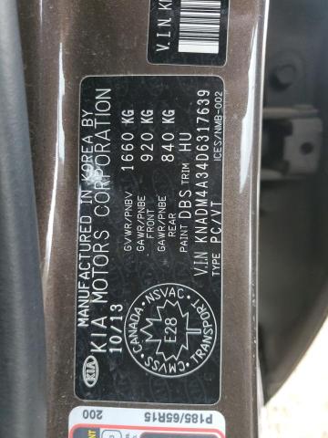 2013 KIA RIO LX - KNADM4A34D6317639