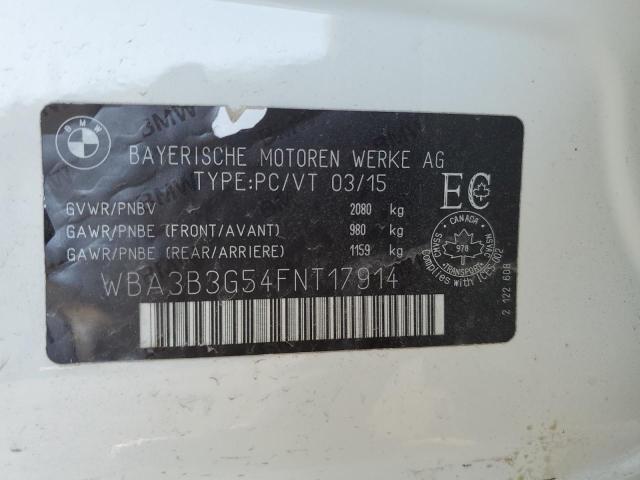 2015 BMW 328 I WBA3B3G54FNT17914