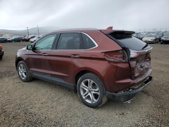 Vin: 2fmtk4k9xfbb17310, lot: 53811465, ford edge titanium 20152