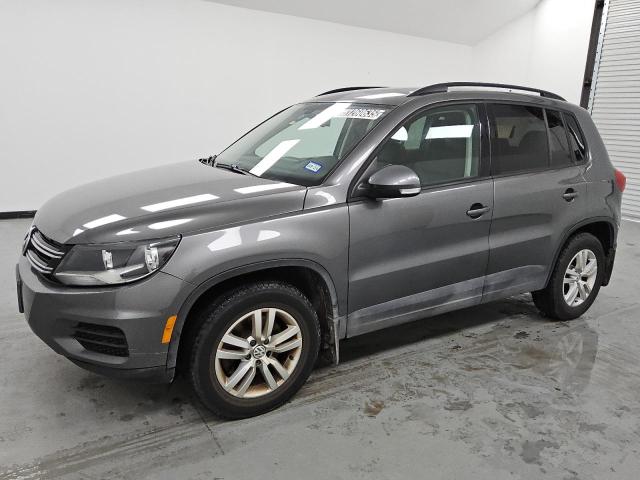 VOLKSWAGEN TIGUAN S 2016 gray  gas WVGBV7AX8GW006260 photo #1