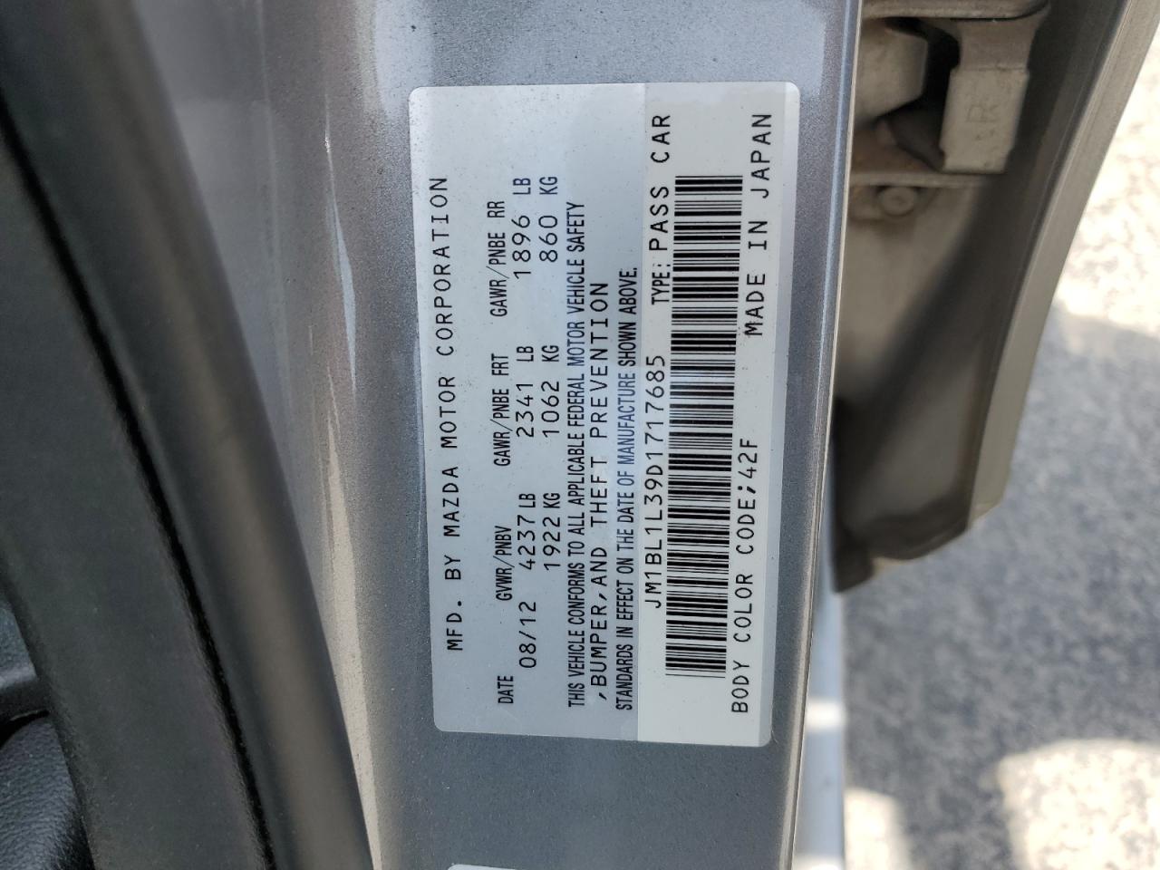 Lot #3246907219 2013 MAZDA SPEED 3