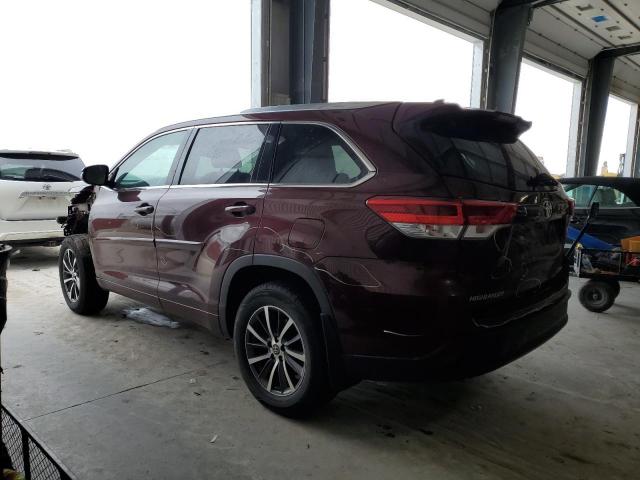 Vin: 5tdjzrfh8hs371458, lot: 53861415, toyota highlander se 20172