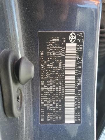 2016 TOYOTA COROLLA L - 5YFBURHE1GP447468