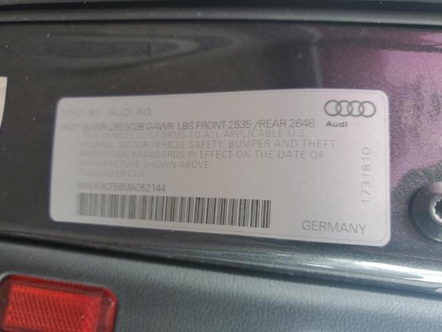 2021 AUDI A5 PREMIUM - WAUFACF56MA052144