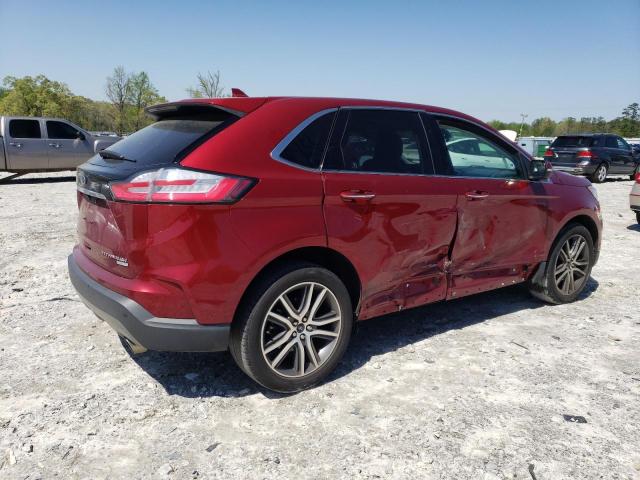 Vin: 2fmpk3k97kbb94738, lot: 52158345, ford edge titanium 20193