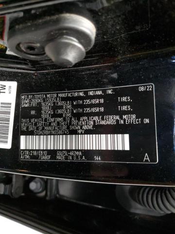 2022 TOYOTA HIGHLANDER - 5TDHZRBH1NS586745