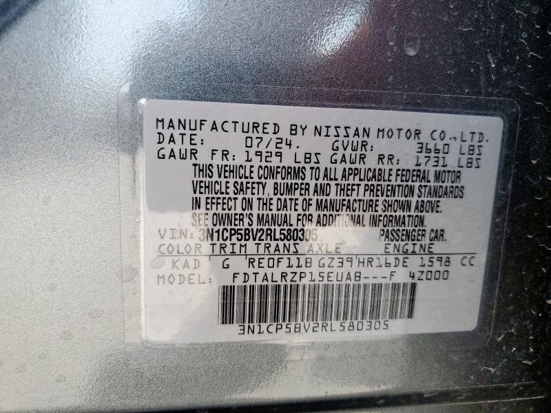 2024 NISSAN KICKS S - 3N1CP5BV2RL580305