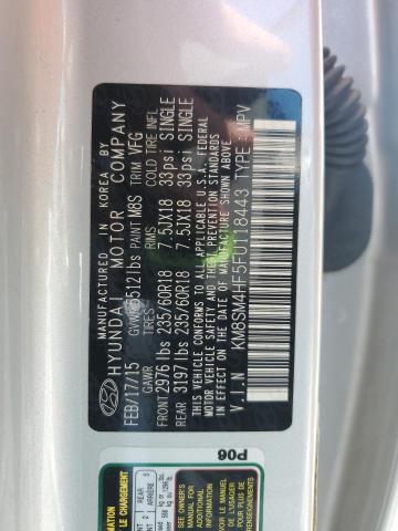2015 HYUNDAI SANTA FE G - KM8SM4HF5FU118443