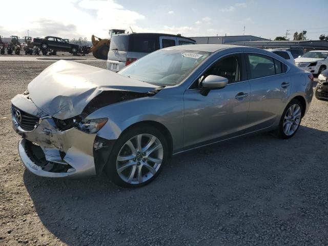 MAZDA 6 TOURING 2015 silver  gas JM1GJ1V57F1220907 photo #1