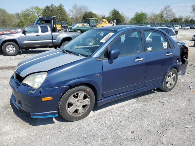 SUZUKI AERIO S 2002 blue sedan 4d gas JS2RA41S225109275 photo #1