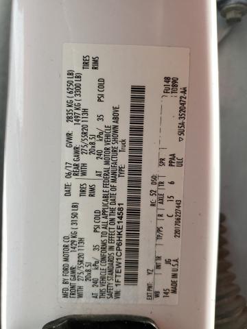 2017 FORD F150 SUPER - 1FTEW1CP6HKE14581