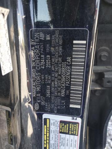 2017 KIA CADENZA PR - KNALC4J16H5088101