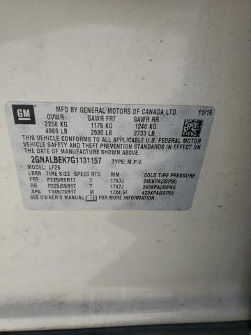 2016 CHEVROLET EQUINOX LS - 2GNALBEK7G1131157