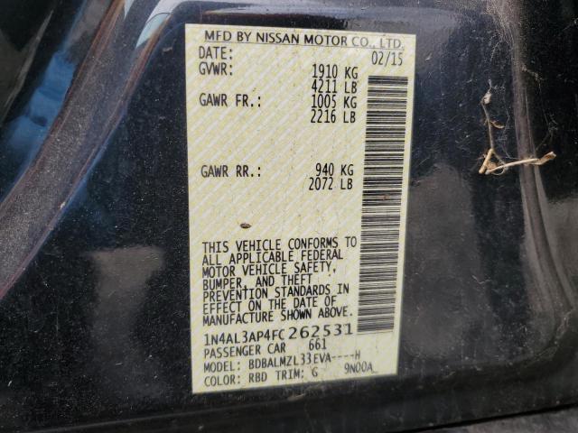 2015 NISSAN ALTIMA 2.5 - 1N4AL3AP4FC262531